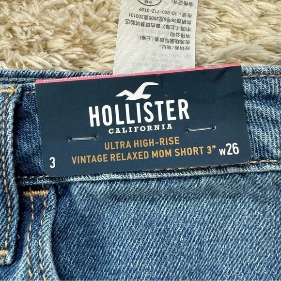 Hollister Womens Ultra high rise Denim Shorts size W26 - Picture 4 of 11